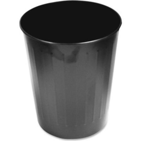 SP RICHARDS Genuine Joe Fire Safe Trash Can 6 Gal. Steel Black - GJO58897 GJO58897